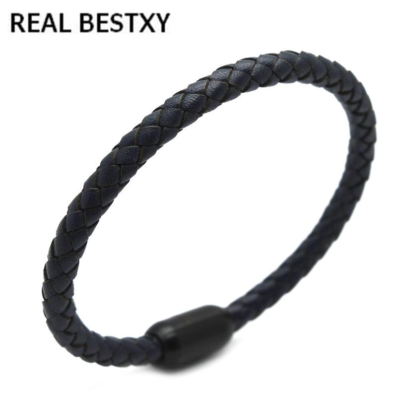 

REAL BESTXY 2020 Leather Bracelet Multilayer Punk Charm Wrap Hand Bracelets Vintage Bracelets & Bangles Men Jewelry