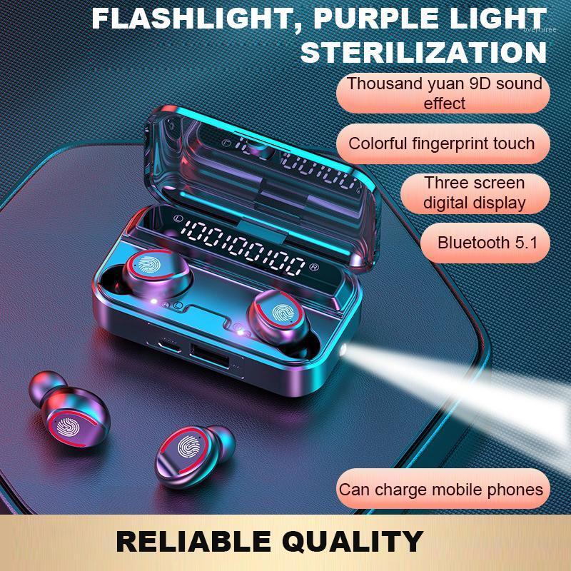 

Bluetooth Headset In-ear Sports Stereo Touch Bluetooth Headset 5.0 Sports Mini Wireless1, White