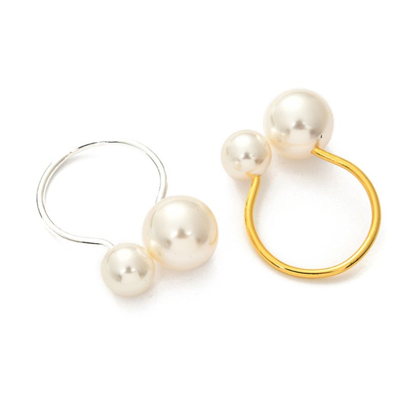 

12pcs dining table wire napkin buckle pearl towel buckle napkin ring ring 449C