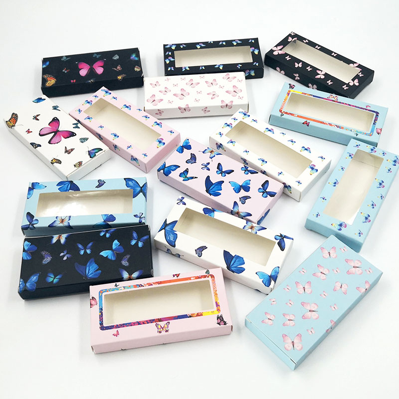 

3D Mink Lashes Boxes Eyelash Packaging Lash Boxes Butterfly For Makeup Set Eyelashes Case Pack
