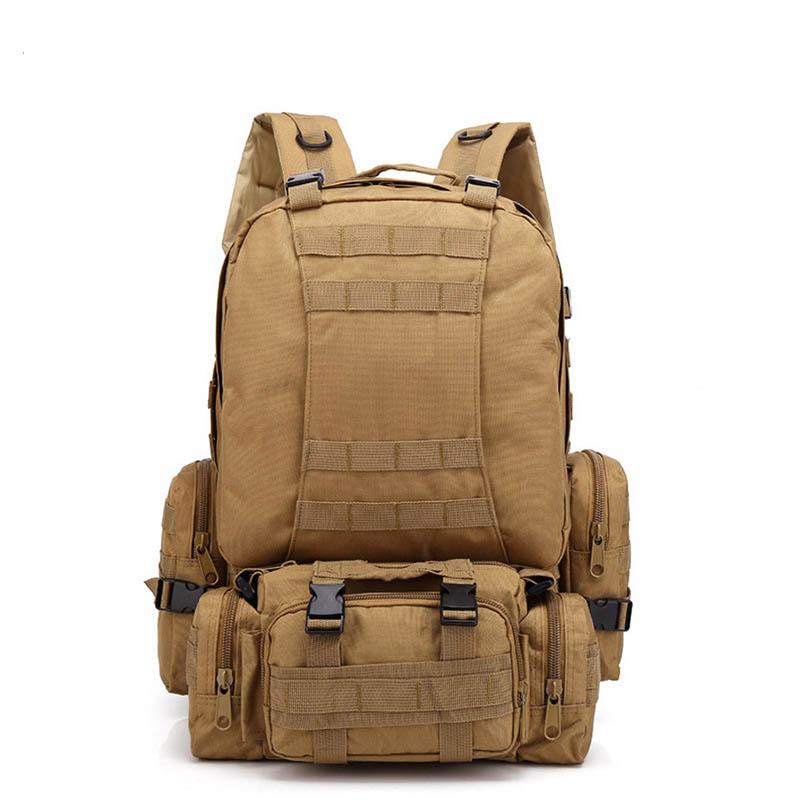 

55L Outdoor 3D Sport Tactical Climbing Mountaineering Backpack Camping Hiking Trekking Rucksack Travel Outdoor Bag