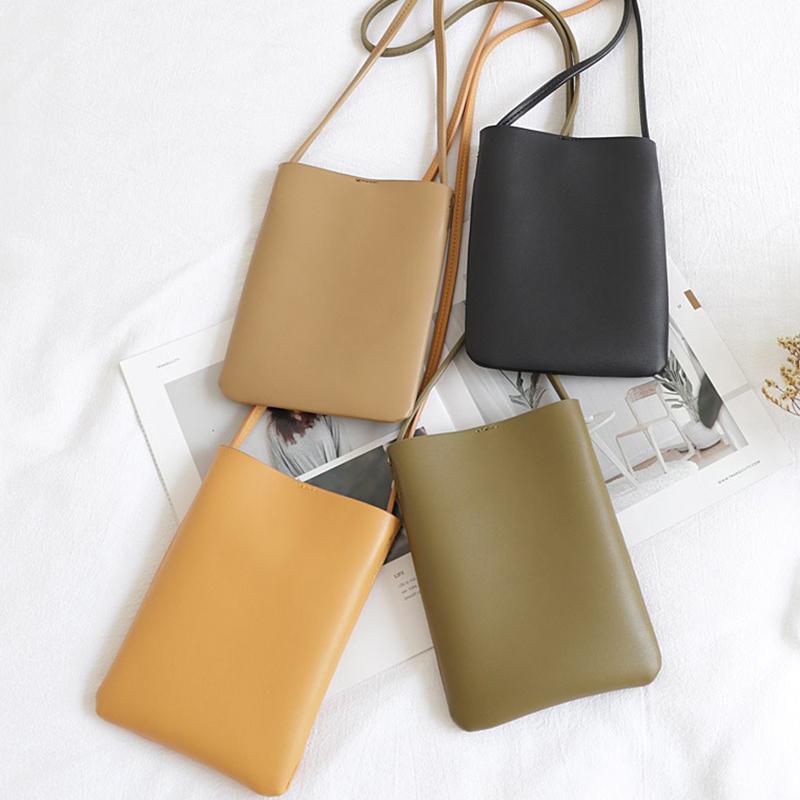 

Shoulder Bags Arrival Cute Cellphone Bag For Girls Black Leather Green Convenient Pretty Crossbody Women Handbag