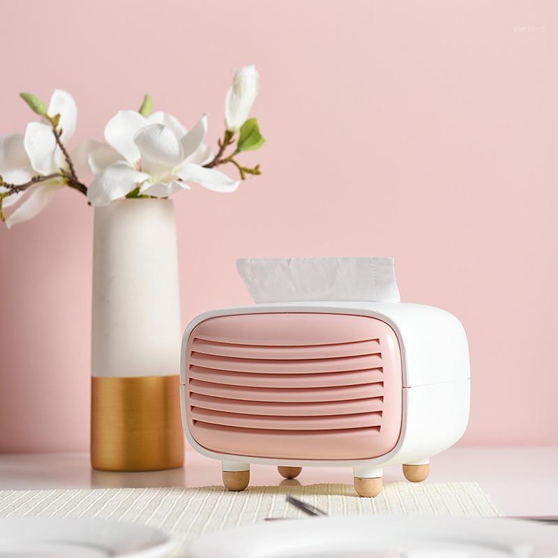 

Tissue Box Household Removable Desktop Simple Tissue Storage Case Living Room Kichen Imitation Radio Paper Box1