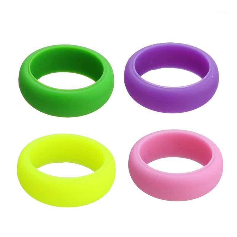 

silicone finger ring Men Finger Rings Wedding Love Ring for Band green pink purple yellow Jewelry Size 8 9 10 11 121