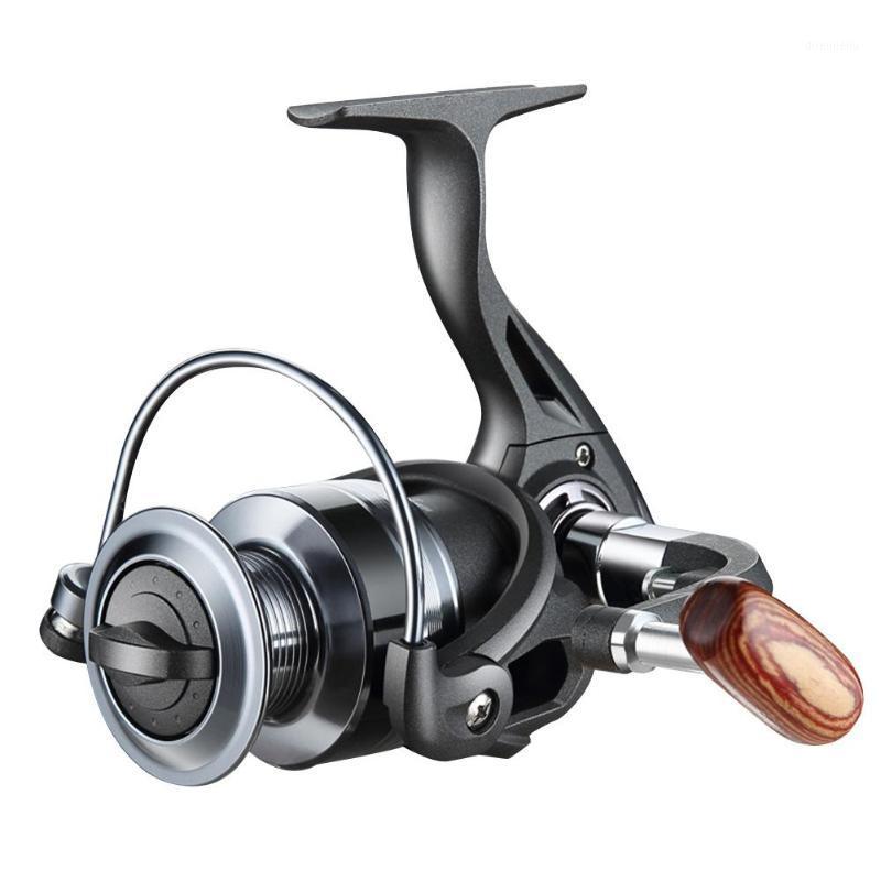 

Durable Fishing Reels Easy Installation Folding Rocker Coil Spinning Fishing Reel 12BB 5.2:1 Speed Ratio Fish Reels1