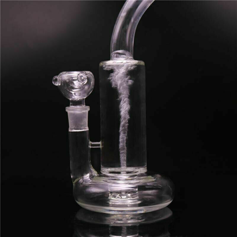 

Hookahs beaker Bong Freezable Coil Smoke Pipes Recycler Oil Rigs Heady Glass Water Bongs Dab Rigs with 18mm bowl Downstem Perc