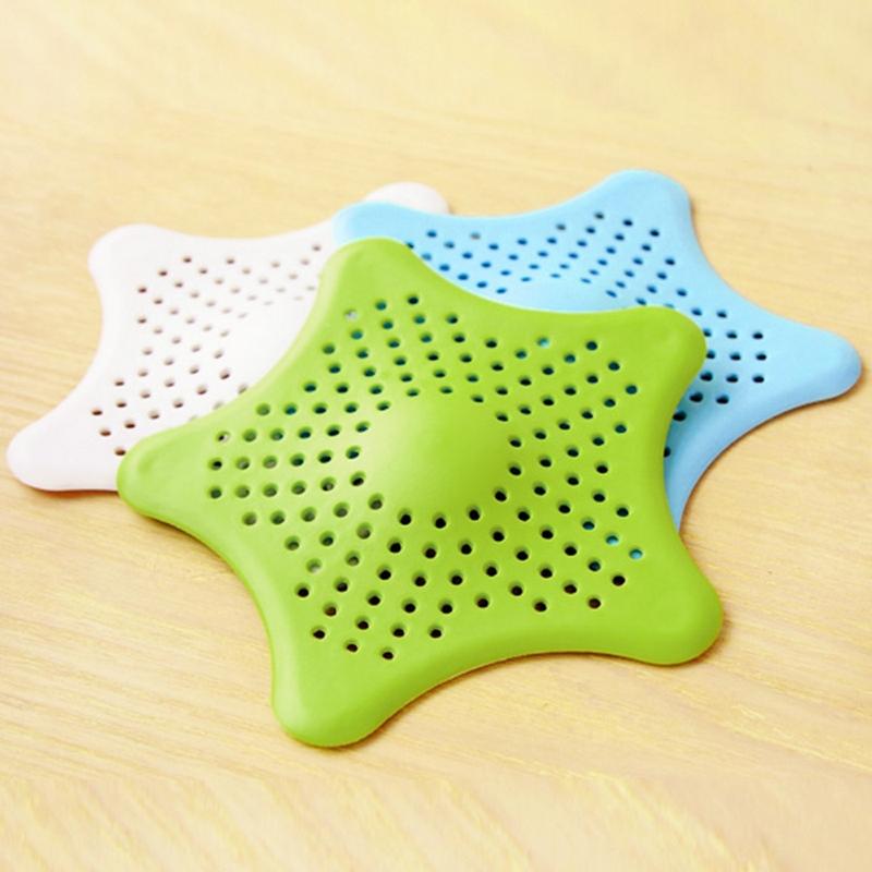 

Bathroom Kitchen Sewer Star Filter Silicone Anti-blocking Filter in a Variety of Colors Bathroom Kitchen Accessories