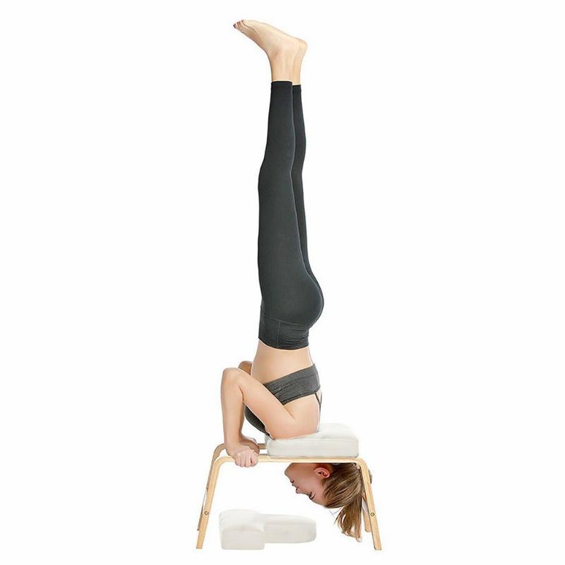 

Yoga Headstand Inversion Bench Chair Fitness Training Equipment Home Gym Shoulder Inverted Artifact Auxiliary Inverted Chair, Red