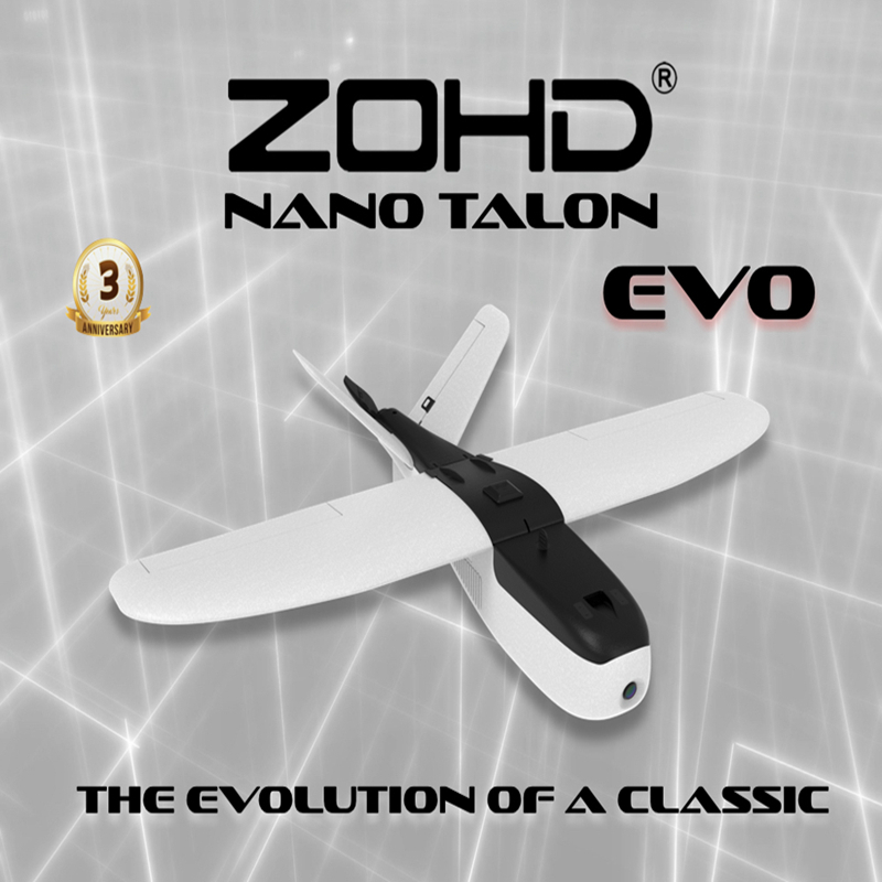 

ZOHD Talon EVO 860mm Wingspan AIO V-Tail EPP FPV Wing RC Airplane PNP/With FPV Ready Hot Sale RC Toys for Kids Children 201102, Pnp version