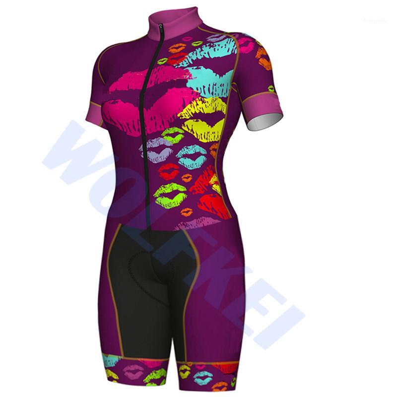 

2020 Summer Cycling Clothing one piece Skinsuit Bodysuit Ropa Ciclismo 3 back pockets Women bicycle clothes # SK20200006270011, Skinsuit h2