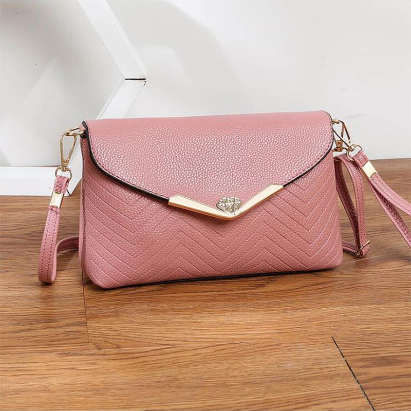 

2020 new fashion single shoulder bag Korean version women's hand carry Messenger Bag Fashion, Black