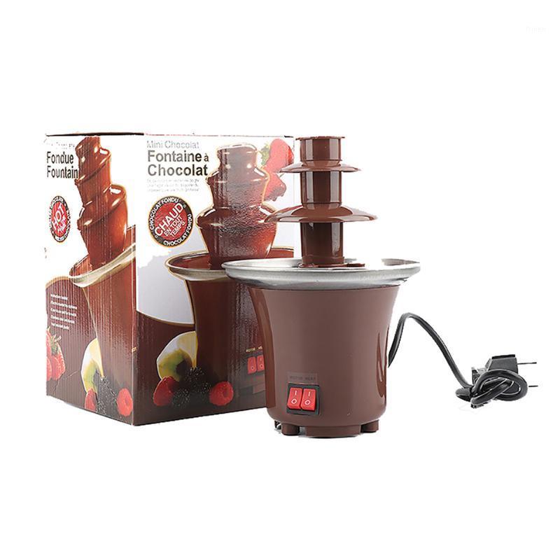 

Household Three Layer Chocolate Fountain Machine Diy Waterfall Hot Pot Plasma Thawing Machine Party Activity Automatic Melt#g301