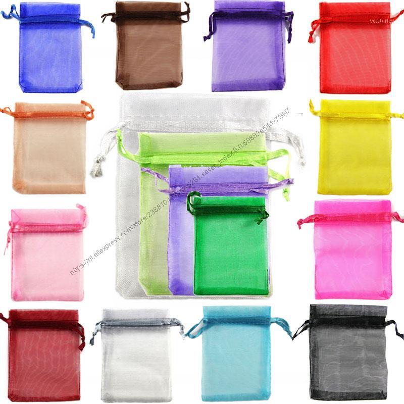 

10pcs Gift Bag Organza Pouch Pouches Jewelry Packaging Jewelry Packaging Pouch Birthday Party Decor Supplies 25x35 30x40 35x50cm1