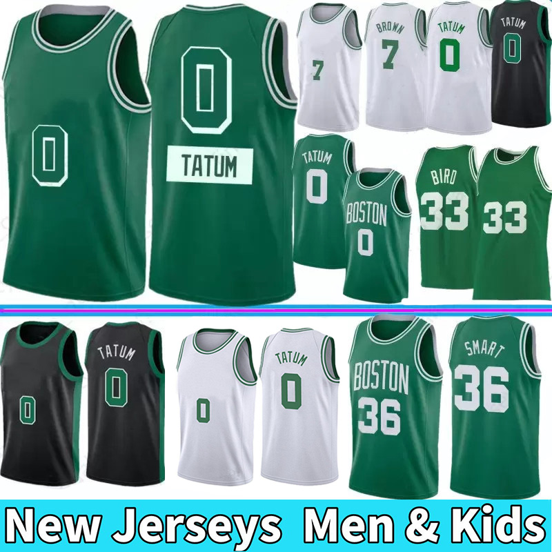 

Men Youth Kids 0 Jayson Tatum Basketball Jersey 75th Anniversary Jaylen 7 Brown Marcus 36 Smart retro Jerseys Shirts Wear sleeveless, Colour 11