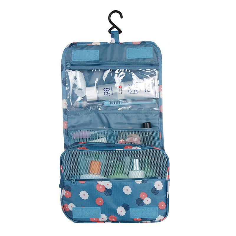 

Oxford Multi-function Storage Hang Make Up Luggage Bag Women Travel Large Capacity Cosmetic Bags Organizer Maleta De Maquiagem, Orange