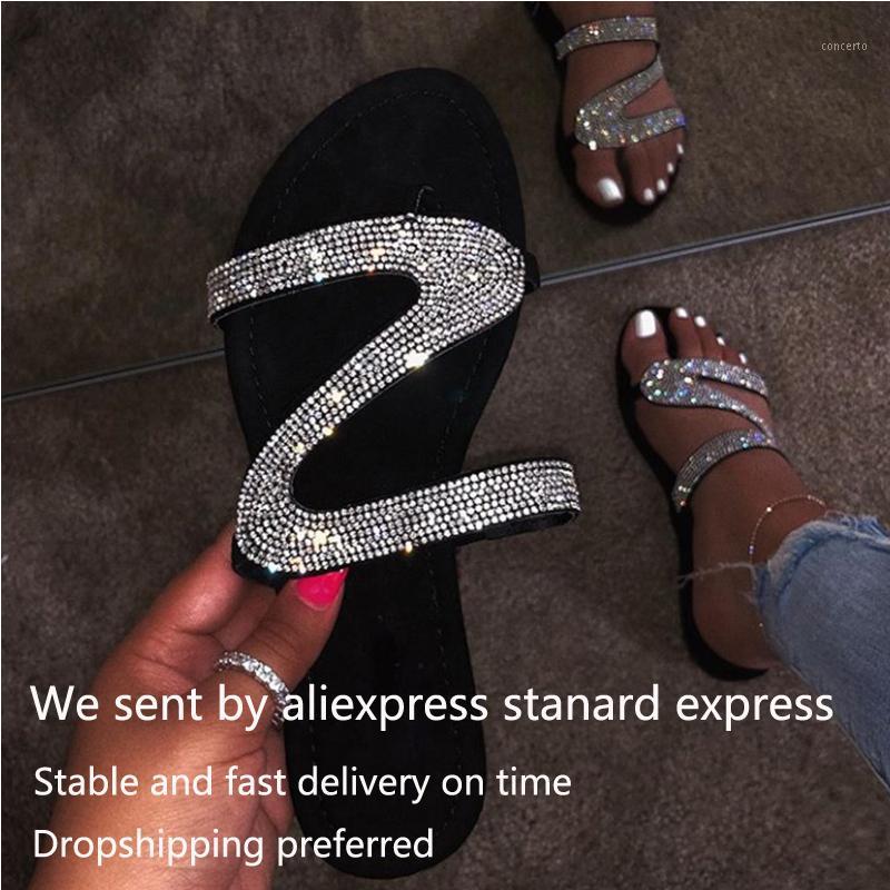 

Women Summer Flat Bling Slippers Transparent Soft Jelly Shoes Female Flip Flops Sandals Outdoor Beach Ladies Slides Plus Size1, Blue