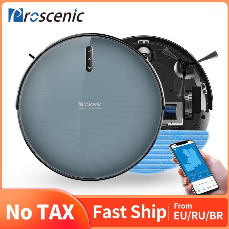 

Proscenic 830P 2000PA Robot Vacuum Cleaner with Wet Cleaning Gyroscope Washing vacuum cleaner Home Carpet Auto Charge1