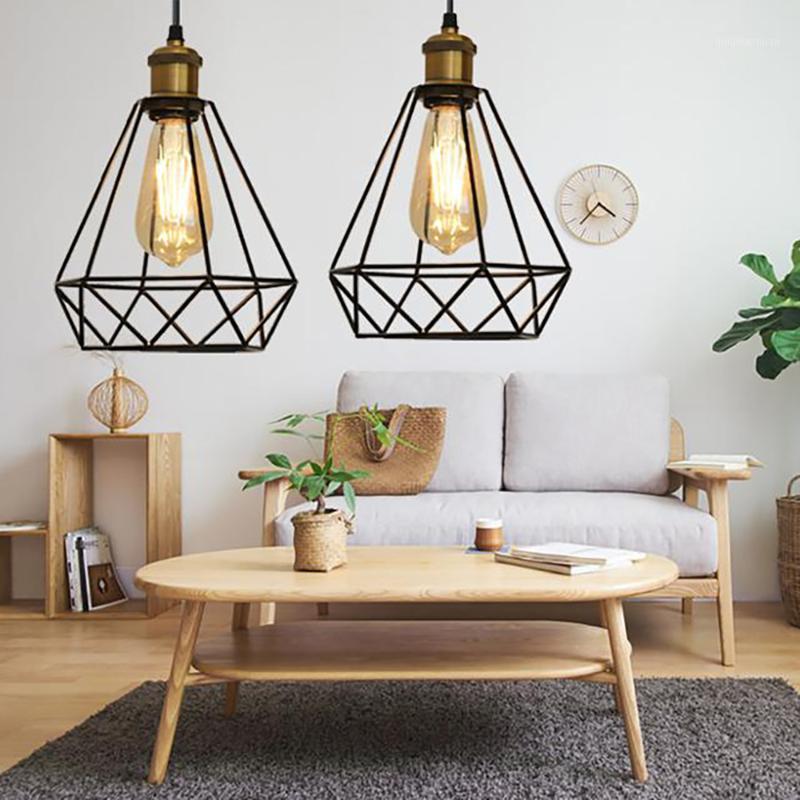 

Loft American Iron black lampshade wall lamp vintage cage guard sconce loft lighting fixture modern indoor lighting wall lamps1