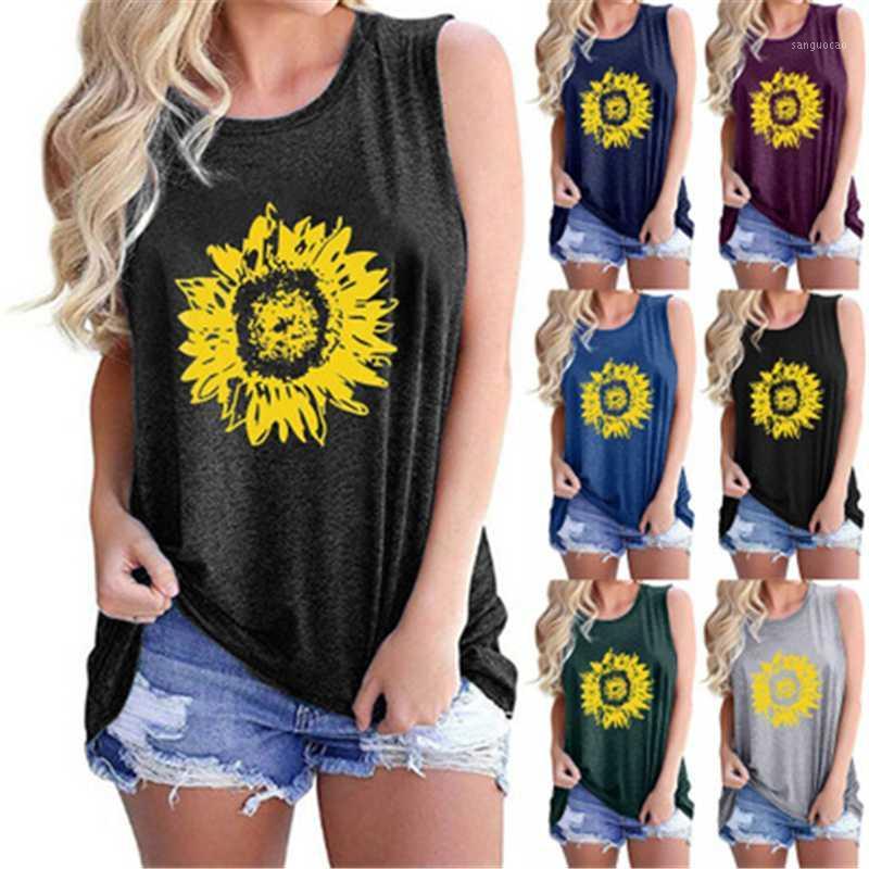 

Women Running Vests Floral Streetwear Sleeveless Shirt Active Wear Workout Fitness Tops Loose Large Size Gym Vests For Women XXL1