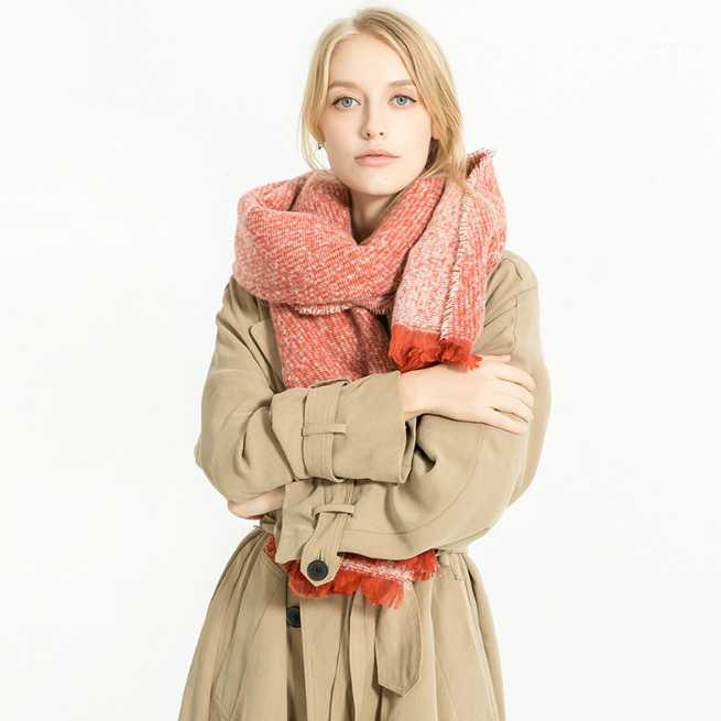

190*63cm Cashmere imitation Shawl Scarf Autumn Winter Scarves Men Foulard Square Hijab Ladies wrap muffler pareo female hijab1