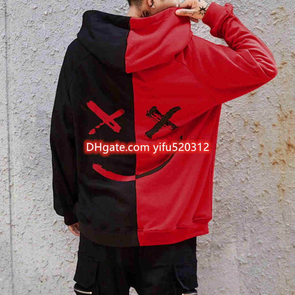 

21ss mens hoodie men hoodies printing sweater Hip Hop Fashion Unisex Pullover Hoodie's Men's Women Animal Printed Loose Fit Sweatshirt M-4XL, Black