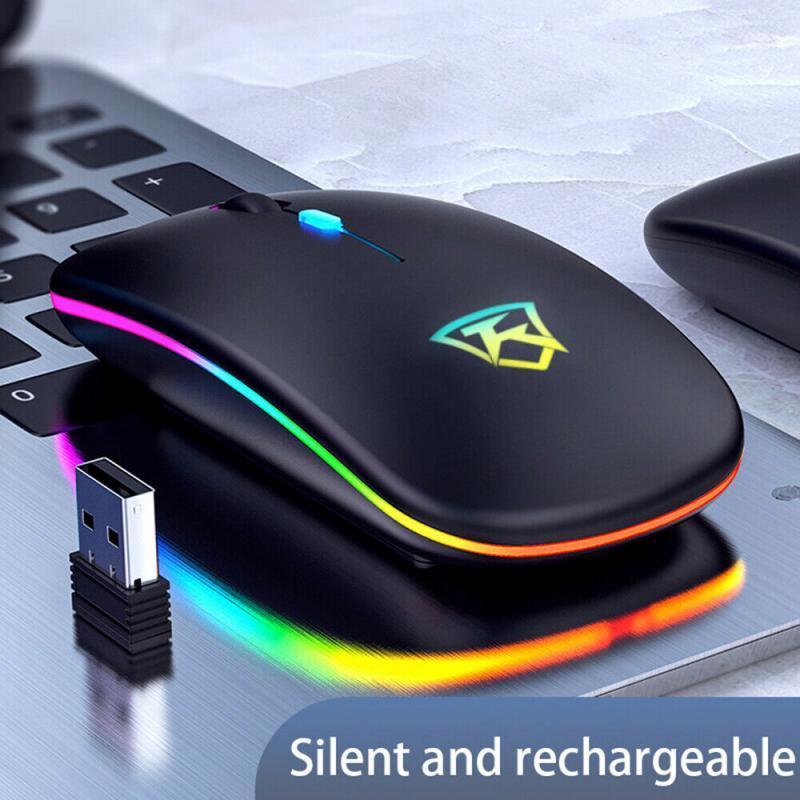 

2020 New Led 2.4GHz Wireless Optical Mouse Gamer Mouse Gaming Wireless Mice With USB Receiver Mause For PC Gaming Laptop1