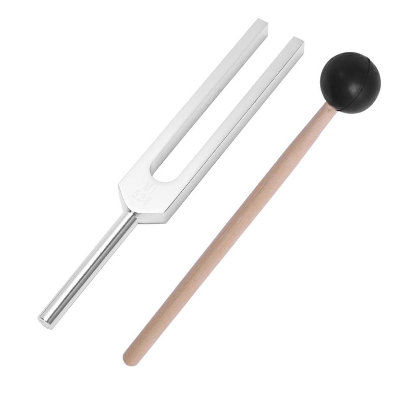 

Electric Massagers Aluminum Alloy Wood Tuning Fork Chakra Hammer Ball Diagnostic 528HZ With Mallet Set Nervous System Testing Health