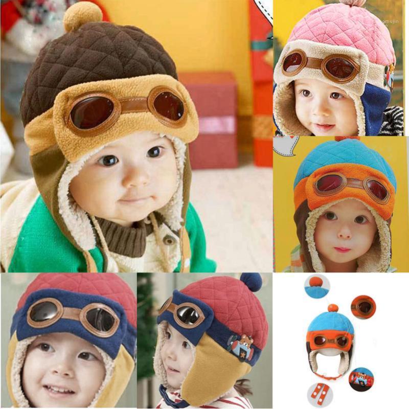 

18 Kinds Baby Winter Warm Pilot Caps Girls Boys Children Infant Cartton Cute Beanie Hat Headwear New Year's Birthday Gifts1