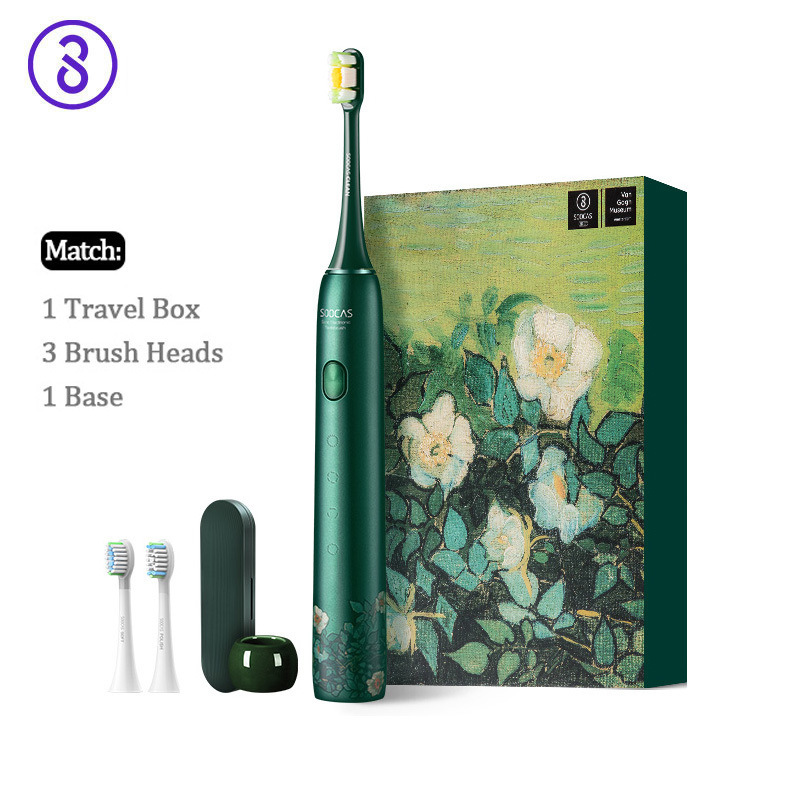 SOOCAS X3U-Van Electric Toothbrush Sonic Tooth Brush Ultrasonic Automatic Upgraded Type-C Fast Rechargeable Adult Waterproof 201113-image-637503045