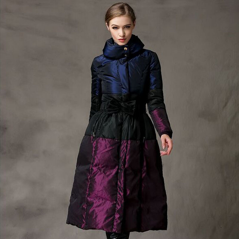

2021 New Mode for Lower Parka Winter High Quality Warm White Down Hot Gross Women Plus Size 4xl Female Jacket 9TDI, Purple