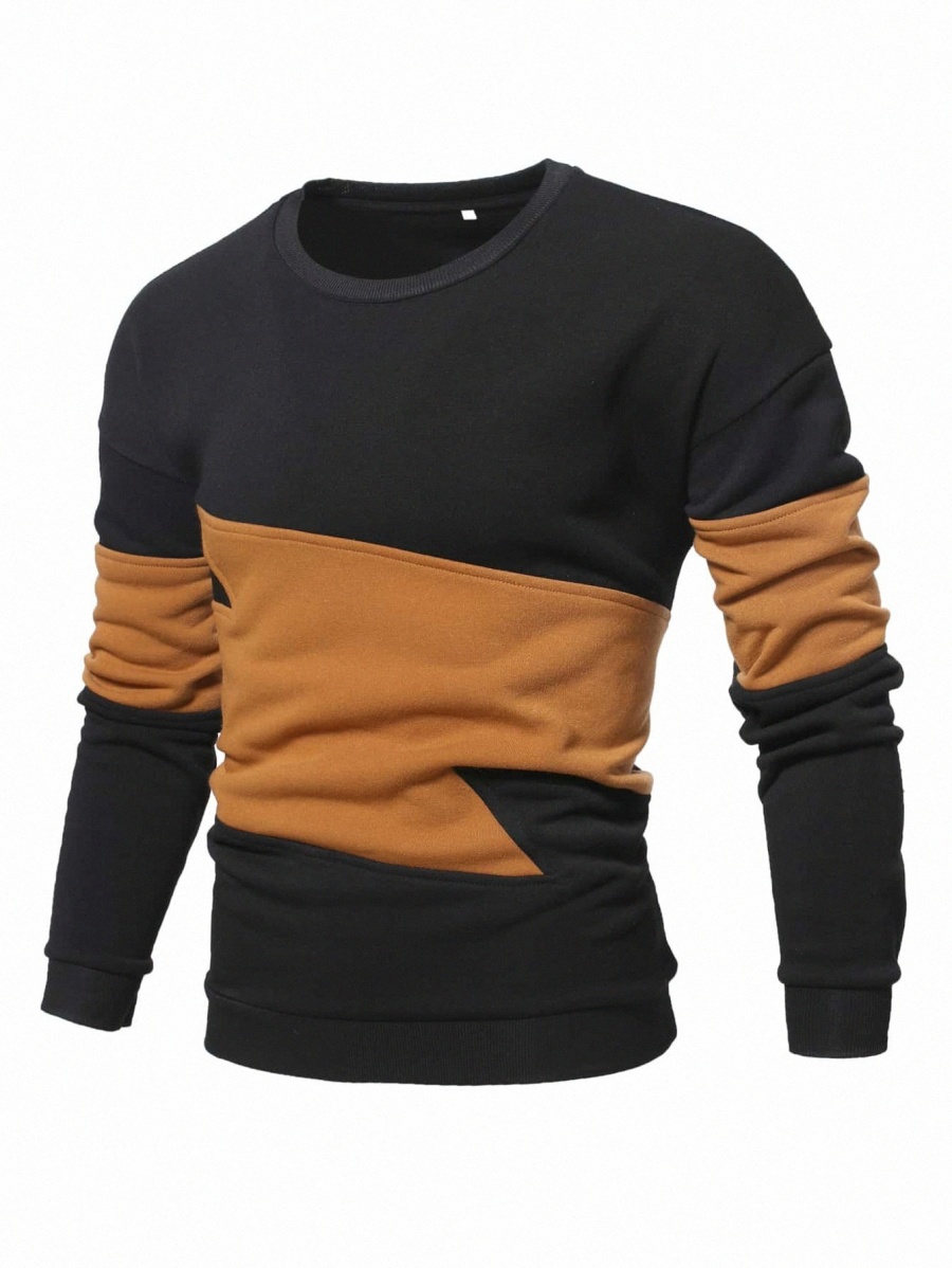 

Men Two Tone Sweatshirt e3qB#, Multicolor