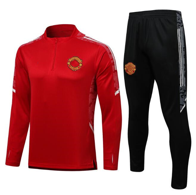 2022 New Adult Men's Tracksuits football Sports training suits Half Zip Soccer Tracksuit Top&Bottoms jerseys Sportswear suit