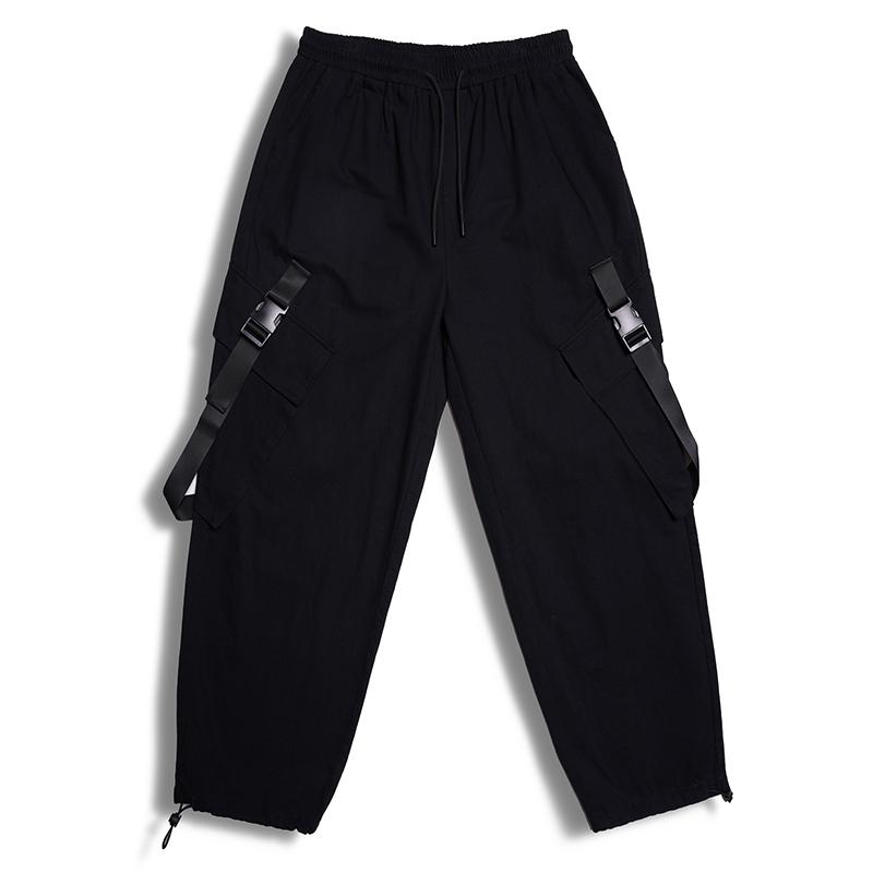 

Plus 7XL 6XL 5XL New Hot Hip Hop Streetwear Beam Foot Cargo Pants Jogger Leisure Sports Trousers Men Fashion Pocket Men Pants, Black