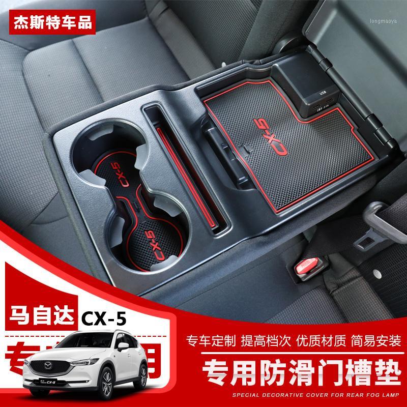 

for CX-5 2020 2020 Gate Slot Pad Non-slip Cup Mats Anti Slip Door Groove Mat Sticker1