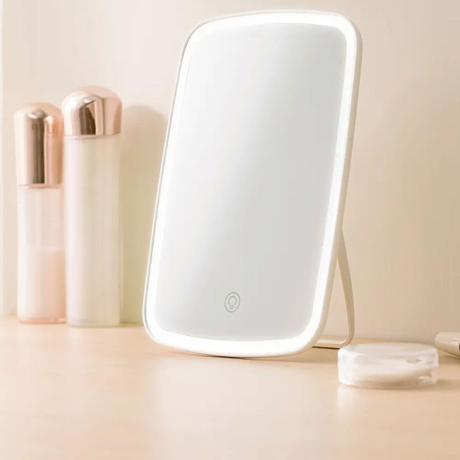

Wholesale Intelligent Portable Makeup Light Mirror desktop led Adajustable Folding Light Mirror Dormitory Desktop Mirror With Light