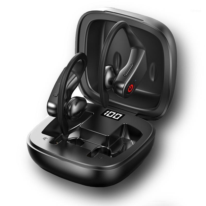 

B10 Bluetooth Earphone Led Display Wireless TWS Stereo Earbuds Waterproof Noise Cancelling Headset With Mic1, White