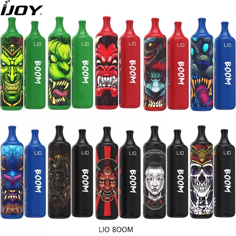 

Original IJOY LIO Boom 3500 PUFFS Disposable E cigarette 10ml Pre-Filled 1400mAh Power Battery vapes pen starter kit Authentic wholesale