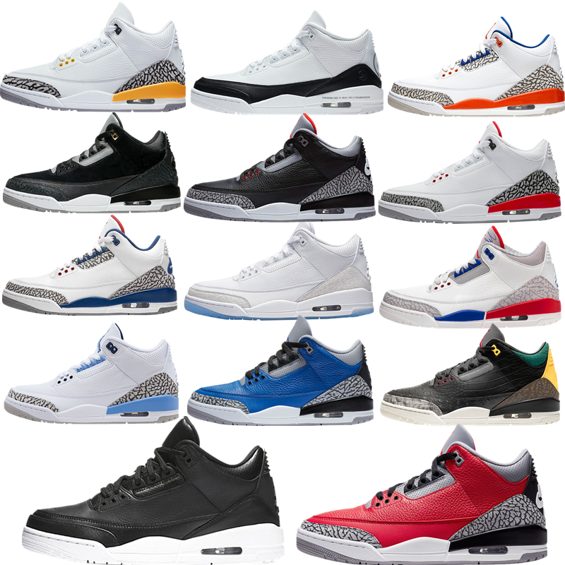 

mens Jumpman 3 basketball shoes 3s Michigan UNC Blue Georgetown OG Black Cement White aj3 Tinker NRG j3 retro sneakers boots