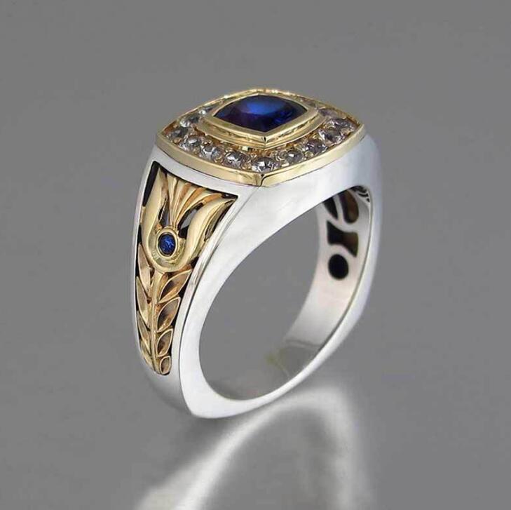

blue man mens men's ring mens diamond luxury statement ring man natural stone man s diamond size 12 ring