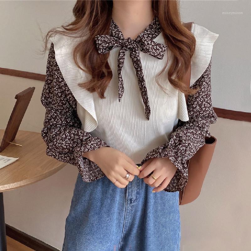 

Blouse Women Shirt Bowknot Neck Flared Long Sleeve Elegant Ladies Casual Blouses Autumn Winter Elegant Blouse Streetwear1, Beige