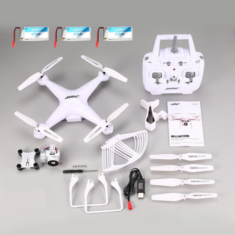 

JJR/C H68 2.4G FPV RC Quadcopter with 720P HD Camera Altitude Hold RC Drone Headless Mode 20mins Long Flight 3 Battery Version