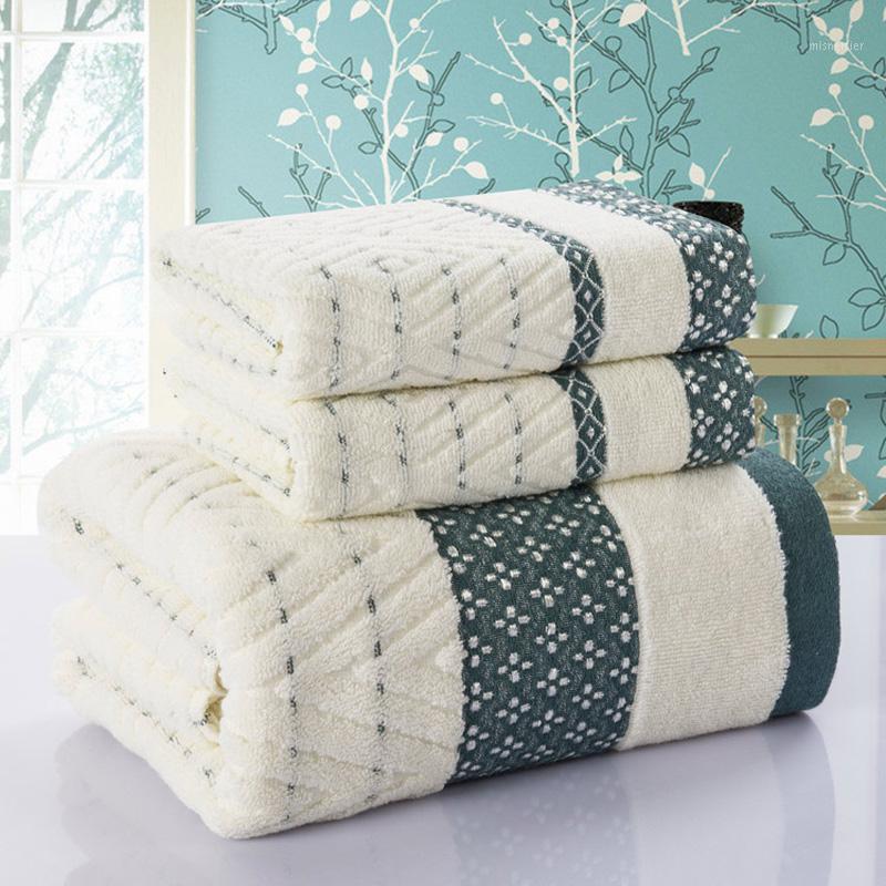 

Dark green color New 100% Cotton Bath towel set bath beach face towel sets for adults cotton bathroom set1