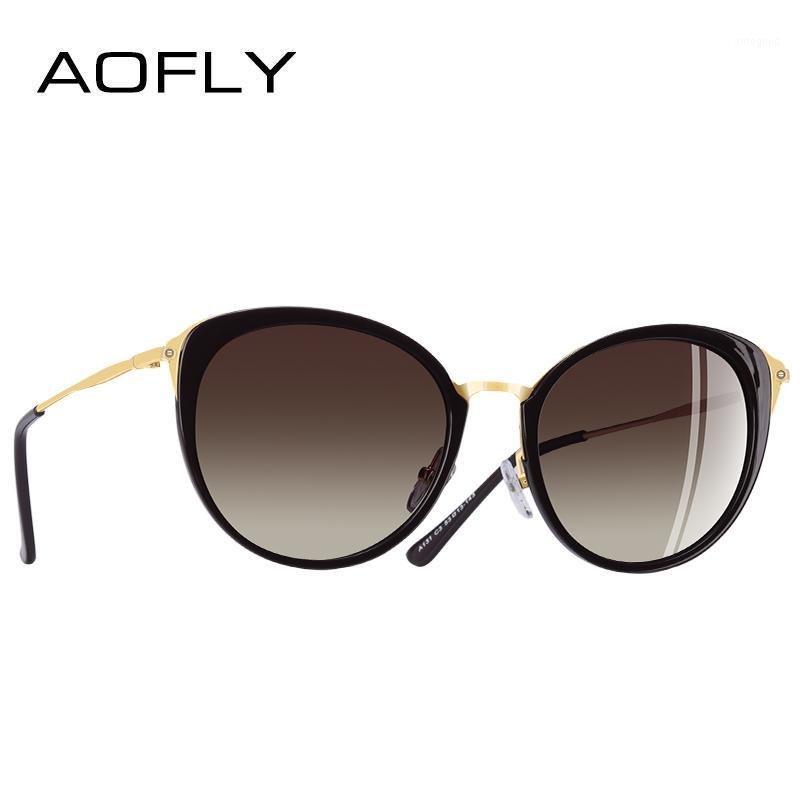

Sunglasses AOFLY BRAND DESIGN Polarized Women Fashion Ladies Cat Eye Sun Glasses Eyewear Gafas De Sol Goggles A1311