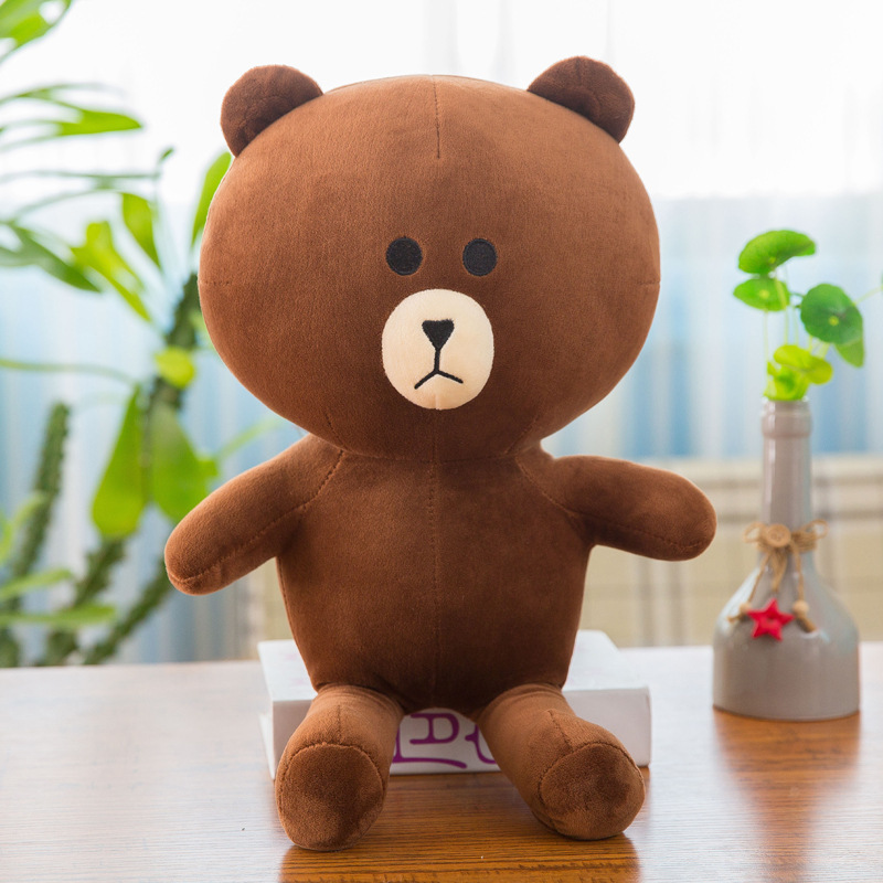 

Big size Brown bear Cony rabbit plush doll soft cute stuffed toys girlfrien226t