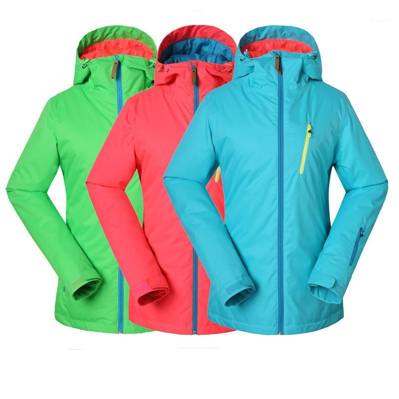 

New style outdoor skiing GSOUSNOW women's skiing suits warm waterproof and windproof women's hiking sikiing jacket1, One