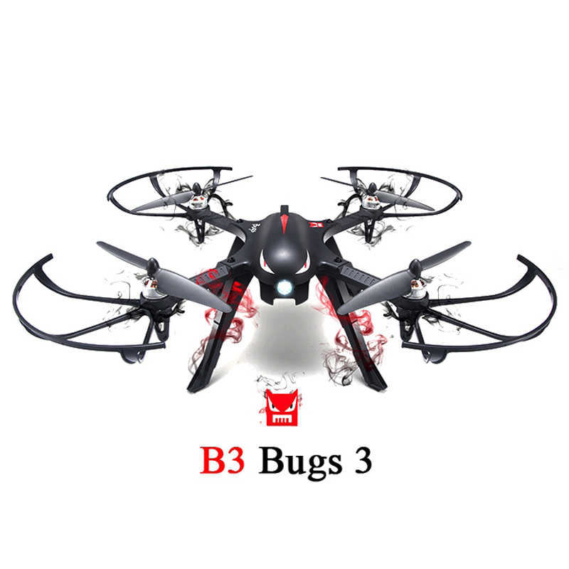 

MJX B3 Bugs 3 RC Quadcopter RTF Two-way 2.4GHz 4CH with Action Camera Bracket