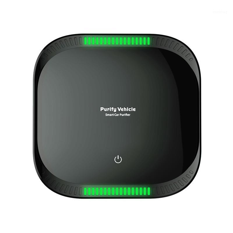 

Smart Press Air Purifier Vehicle-Borne Air Cleaner Negative Ion ligent Formaldehyde Removal Purifier, Black1