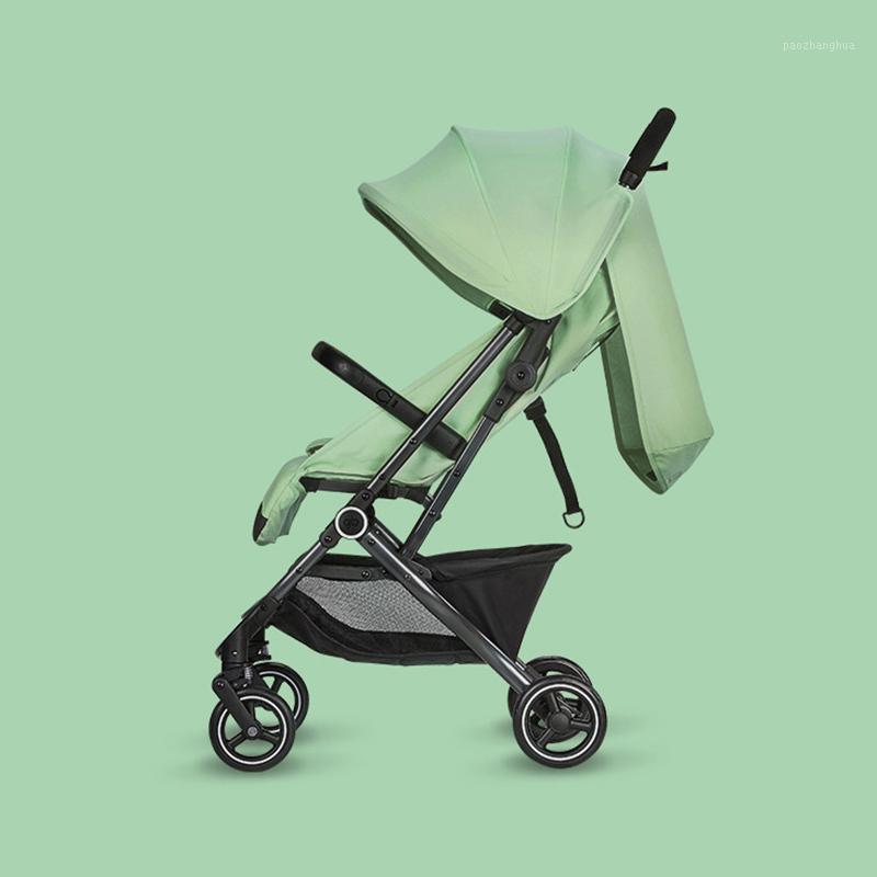 

Baby Stroller Lightweight Folding Basket Polyester Fabric with Aluminum Alloy Frame1