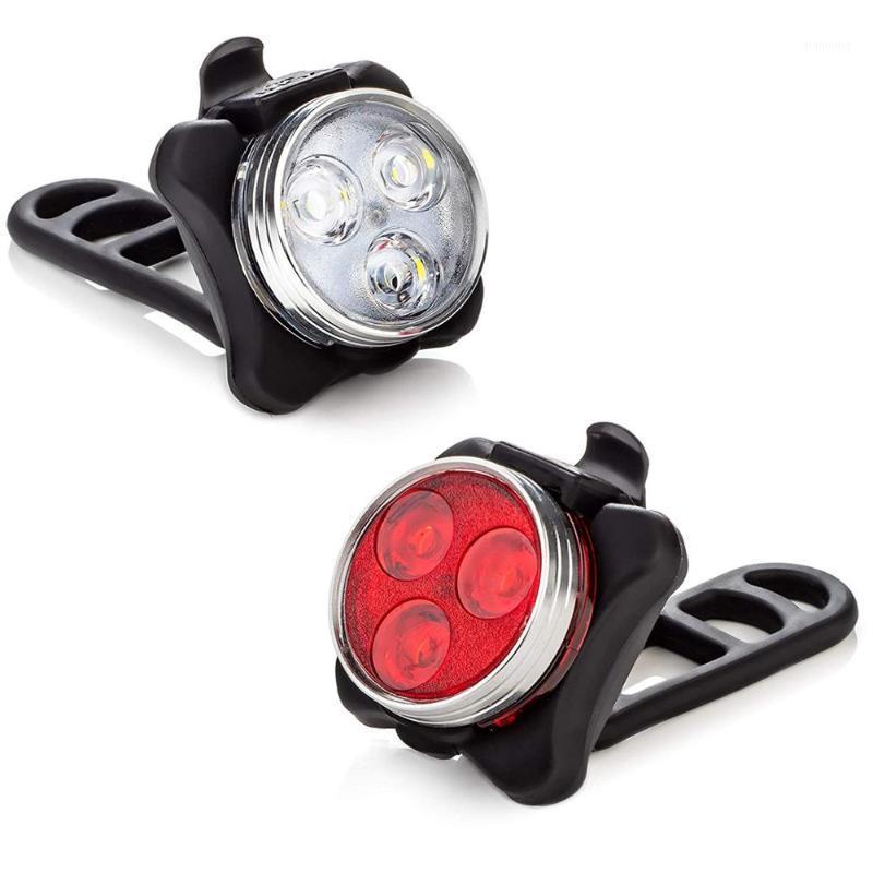 

Bicycle accessories lights for bicycle USB Rechargeable lamp waterproof Head Front Rear Tail-Clip Cycling bike light1