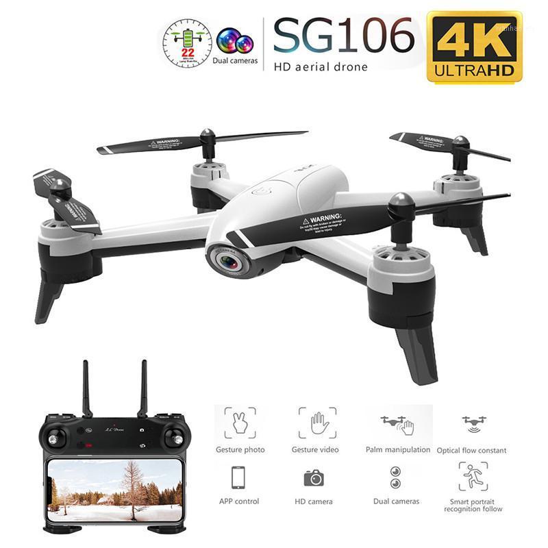 

RC Quadcopter SG106 WiFi FPV RC Drone 4K Camera Optical Flow 1080P HD Dual Camera Aerial Video Aircraft Quadrocopter Toys Kid1